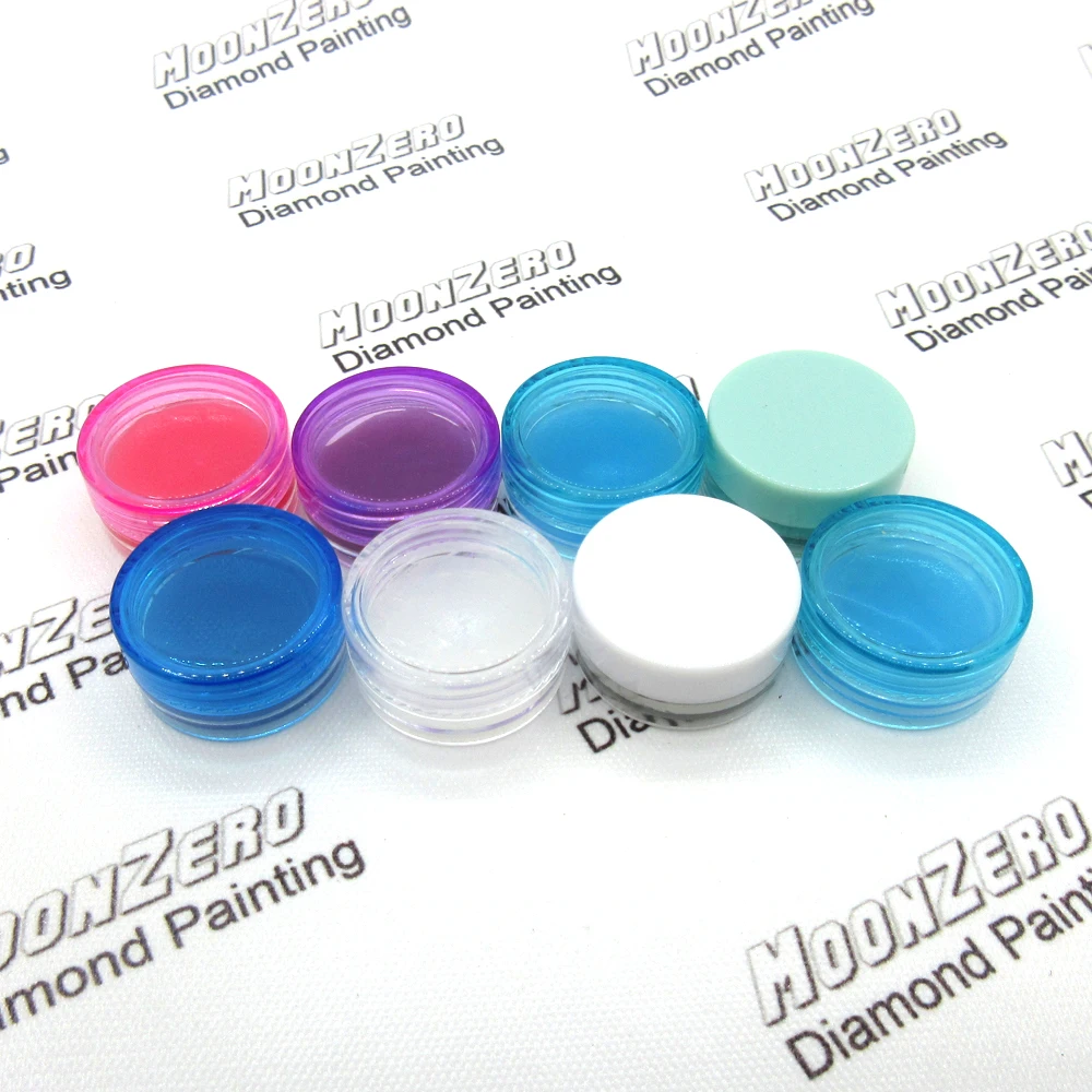 Cena Nowy markowy diament malarstwo Cross Stitch narzędzia haft mozaika akcesoria DIY 5D narzędzia 7 kolor butelki wosk gliny klej błoto