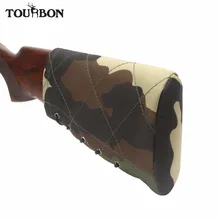 Tourbon Hunting Recoil Pad Non-slip Rifle Shotgun Buttstock Cheek Rest Sponge Protector Nylon Adjustable Gun Accessories tourbon hunting comb cheek rest raiser kit buttstock gun non slip cover neoprene waterproof