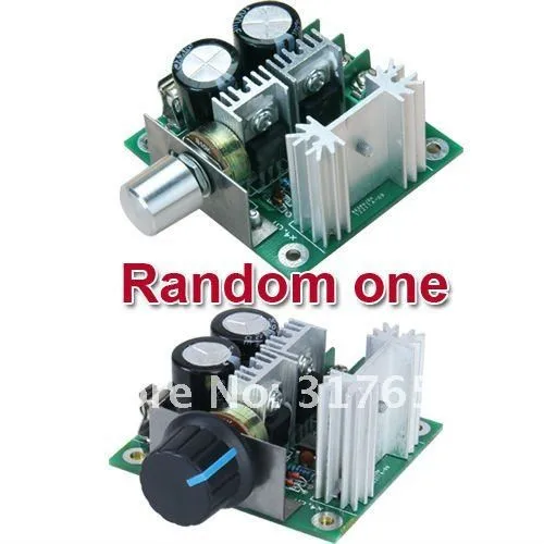 

free ship by DHL,EMS,FEDEX,400W PWM Motor Speed Controller Control with Knob(White Or Black) 12V - 40V 10A,free ship