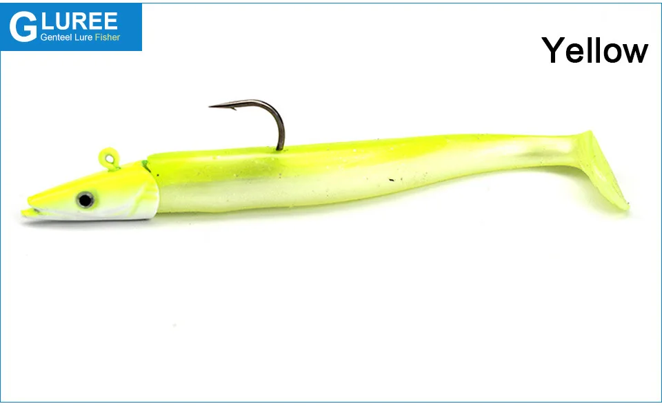 GLUREE-4Pcs-11cm-16g-Fishing-Lures-Lead-Head-Soft-Bait-Single-Hook-Artificial-Bait-Wobbers-Sea-Fishing-Tackle-Accessories_07