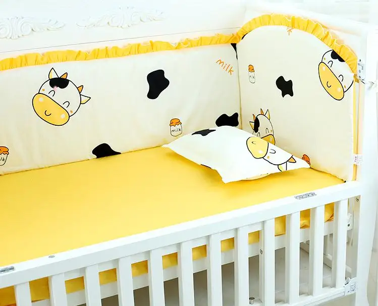cow crib bedding set