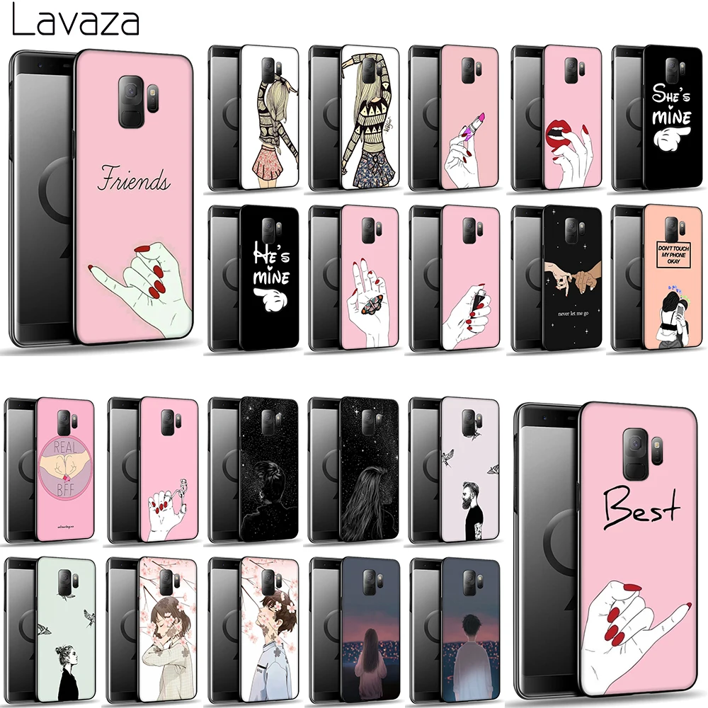 Lavaza Best Friend подруги бойфренда чехлов из термопластичного полиуретана (TPU) для Samsung