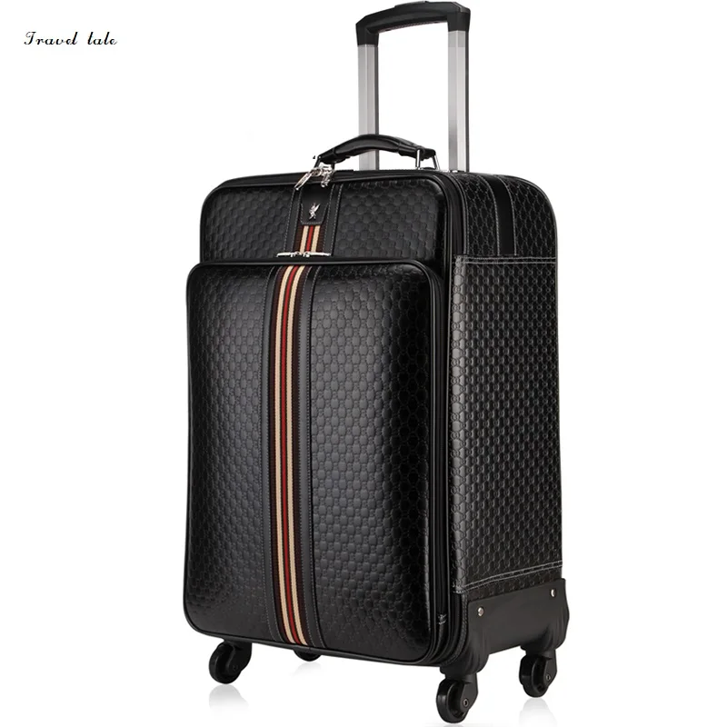 

Travel tale The latest fashion with high quality 16/20/22/24 size PVC Rolling Luggage Spinner brand Travel Suitcase