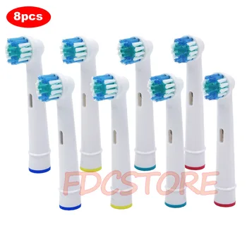 8x Replacement Brush Heads For Oral-B Electric Toothbrush Fit Advance Power/Pro Health/Triumph/3D Excel/Vitality Precision Clean 1