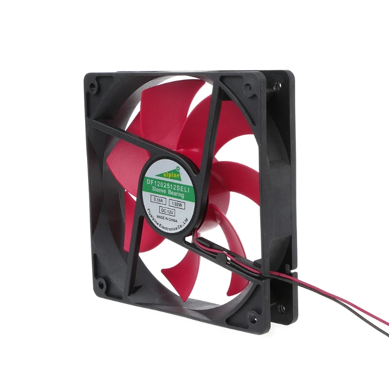 Мини 120x120x25 мм DC 12V 0.16A 2 Pin 7 Blade Вентилятор охлаждения охладитель 12025 Высокое