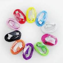 500 шт./лот 10 видов цветов кабель для синхронизации данных Micro USB кабель зарядное устройство для samsung Galaxy S7 S6 S3 S4 SIII Xperia S htc для Xbox One X Blackberry