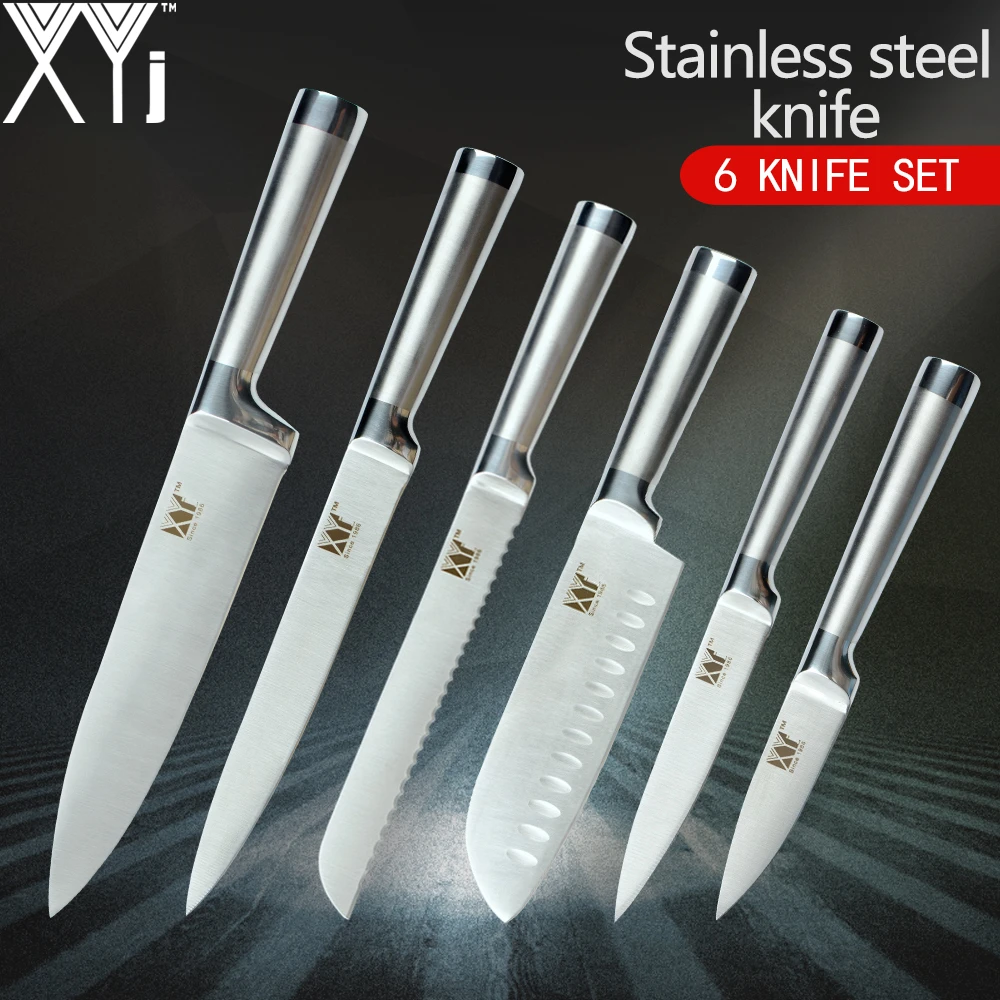 XYj Kitchen Knives Paring Utility Santoku Chef Slicing Bread Stainless Steel Knife 8\ XYj Kitchen Knives Paring Utility Santoku Chef Slicing Bread Stainless Steel Knife 8\