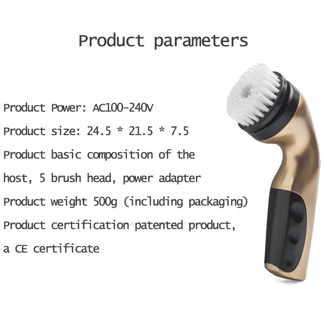 Hand-held Portable Chargeable Shoe Polishing Machine Mini Convenient Shoeshine Mechanical Shoe Cleaning Device Useful Shoe Tool 6