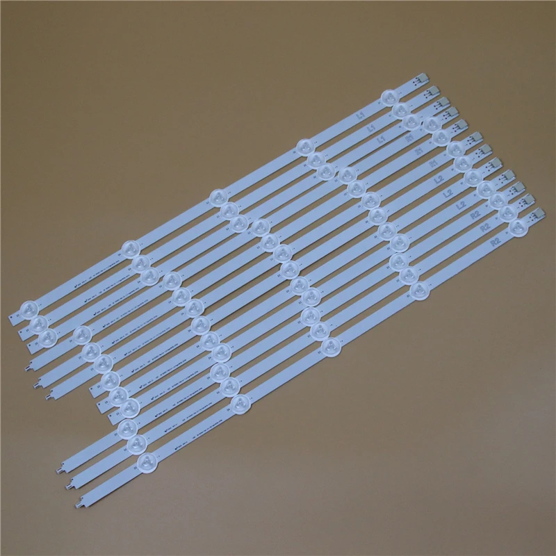 

TV LED Bars For LG 50LN570R 50LN570S 50LN570U 50LN570V -ZA -ZE 50" LED Backlight Strip Kit 5LED Lamp Lens 12 Bands LC500DUE-SFR1