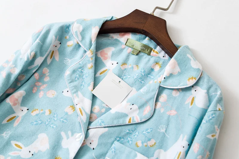 Женская ночная рубашка из Ворсованного хлопка, осенняя Ночная рубашка в полоску, в горошек, сексуальная ночная рубашка, свежая простая женская ночная рубашка