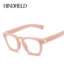 HINDFIELD Модные оптические оправы для очков женские винтажные брендовые дизайнерские оправы для очков прозрачные линзы розовые очки