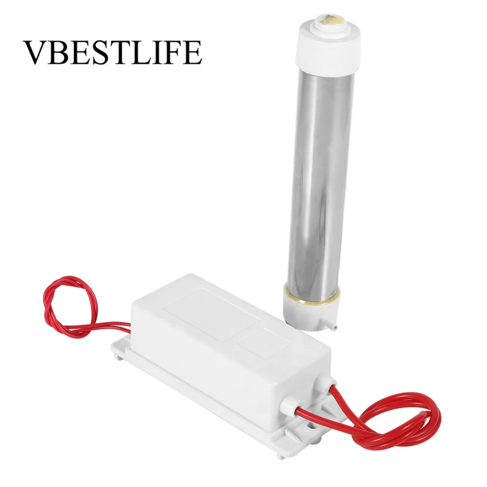 

VBESTLIFE 220V Function Generator White Quartz Tube Ozone Generator For Water Air Purifier Sterilizer Cleaner Signal Generator