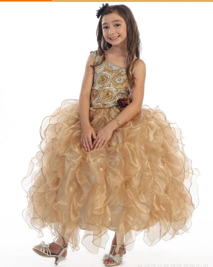 Toddler Pageant Dresses Gold