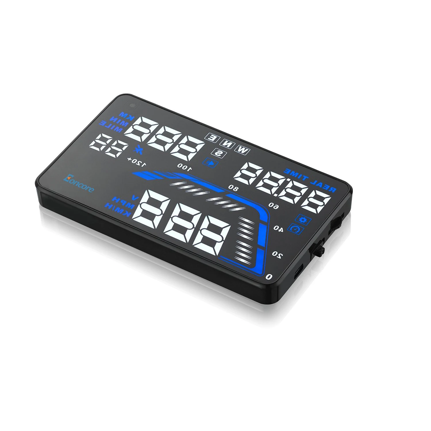 

Q7 5.5" High Definition Display With GPS HUD Function Car Vehicle-mounted Head up Display Compatible with All Cars,Plug and Play