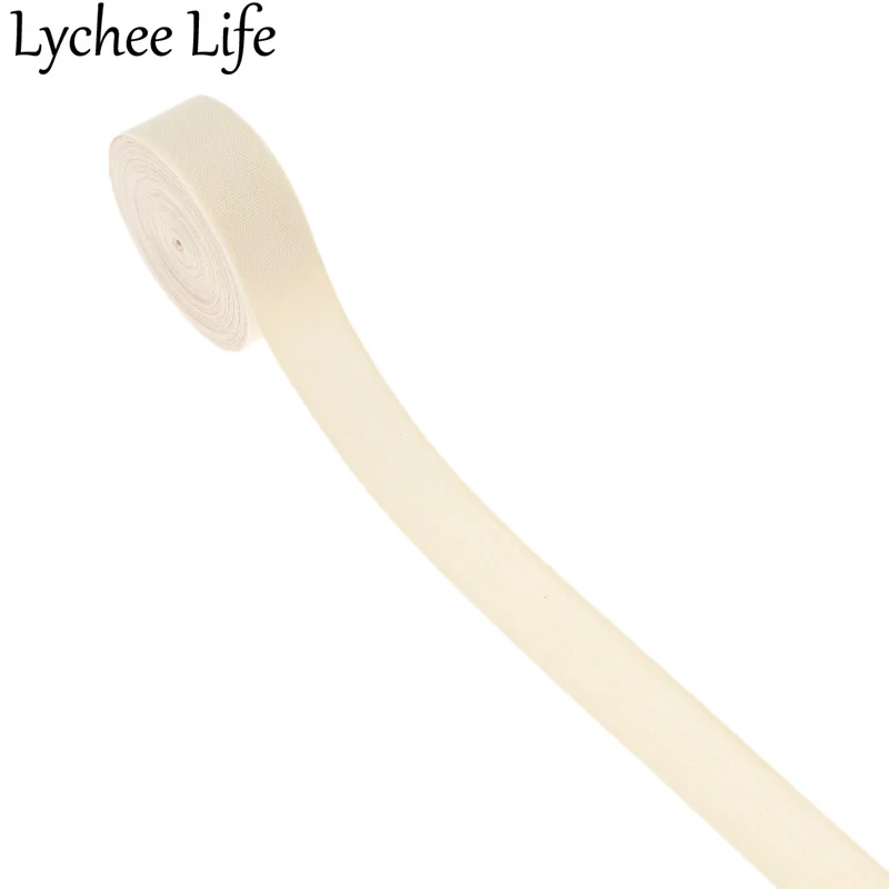 Lychee Life пустая хлопковая лента DIY швейная этикетка для одежды сырье Ткань DIY Заводская домашняя Новинка - Цвет: 1.5cm