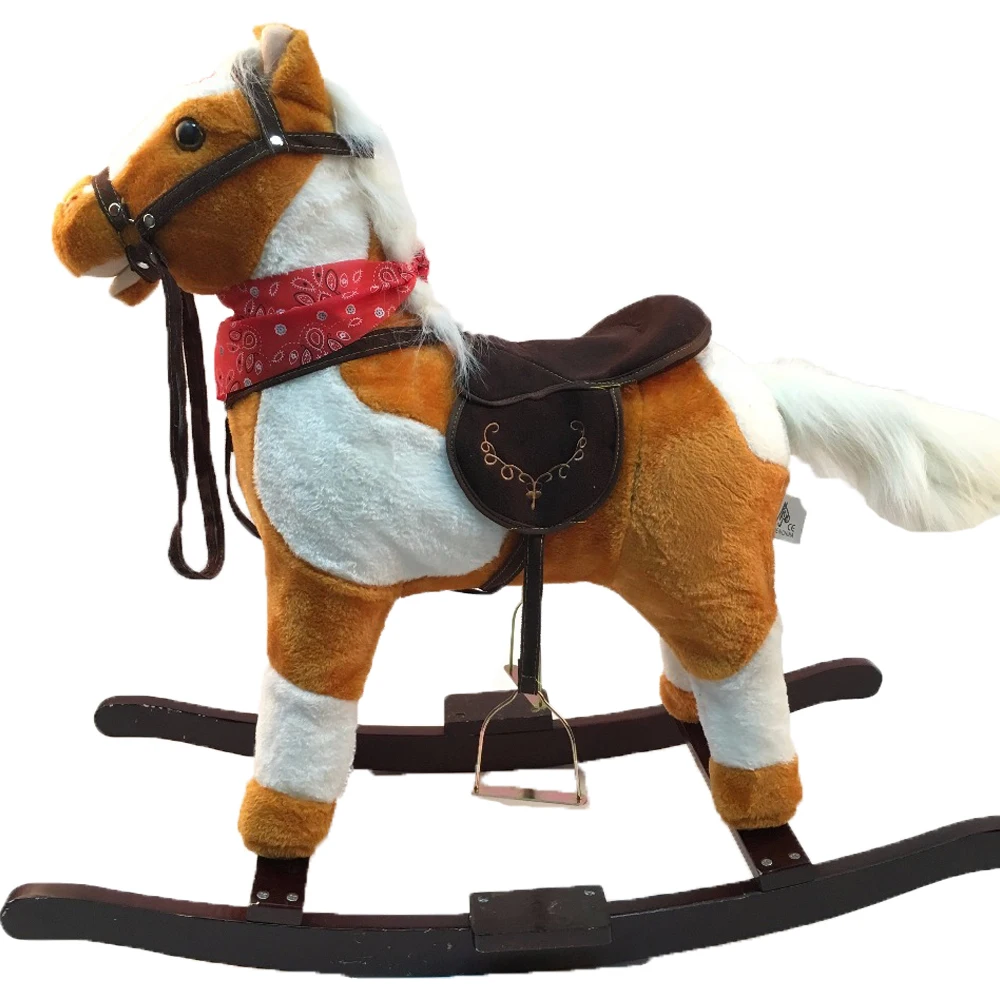 cheval a bascule peluche