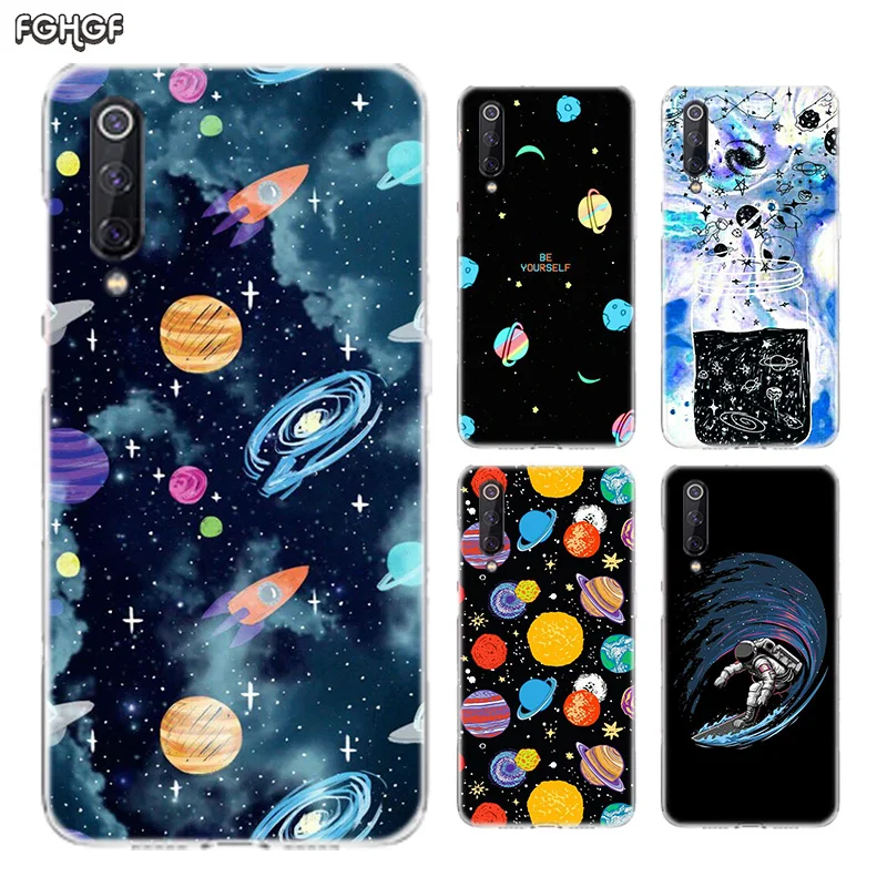 Outer Space Travel Silicone Case For Xiaomi Pocophone F1 Xiomi Mi 8 9 SE A2 lite A1 5X 6X 5S Plus Play Heart Cover |