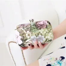 2017 woman bag new fashion evening bags clutch Cheongsam two-sided appliques party wedding bride purse hand bags