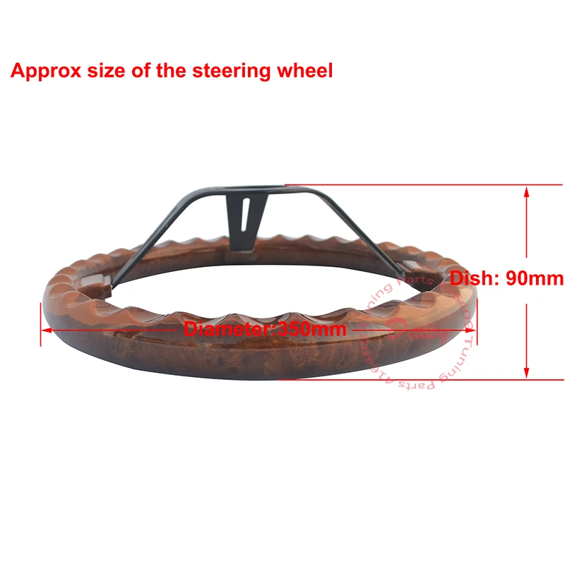 Universal wood car steering wheel  (6)