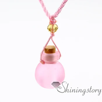 

small perfume bottles oil diffusing necklace aromatherapy diffuser jewelry