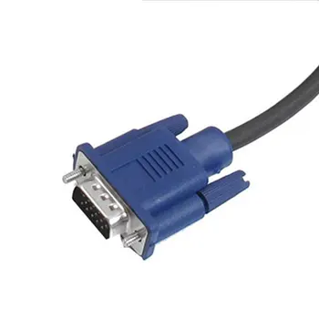 

1.5M VGA 15 Pin Male to Male Plug Computer Monitor Cable Wire M/M Cord HJ55