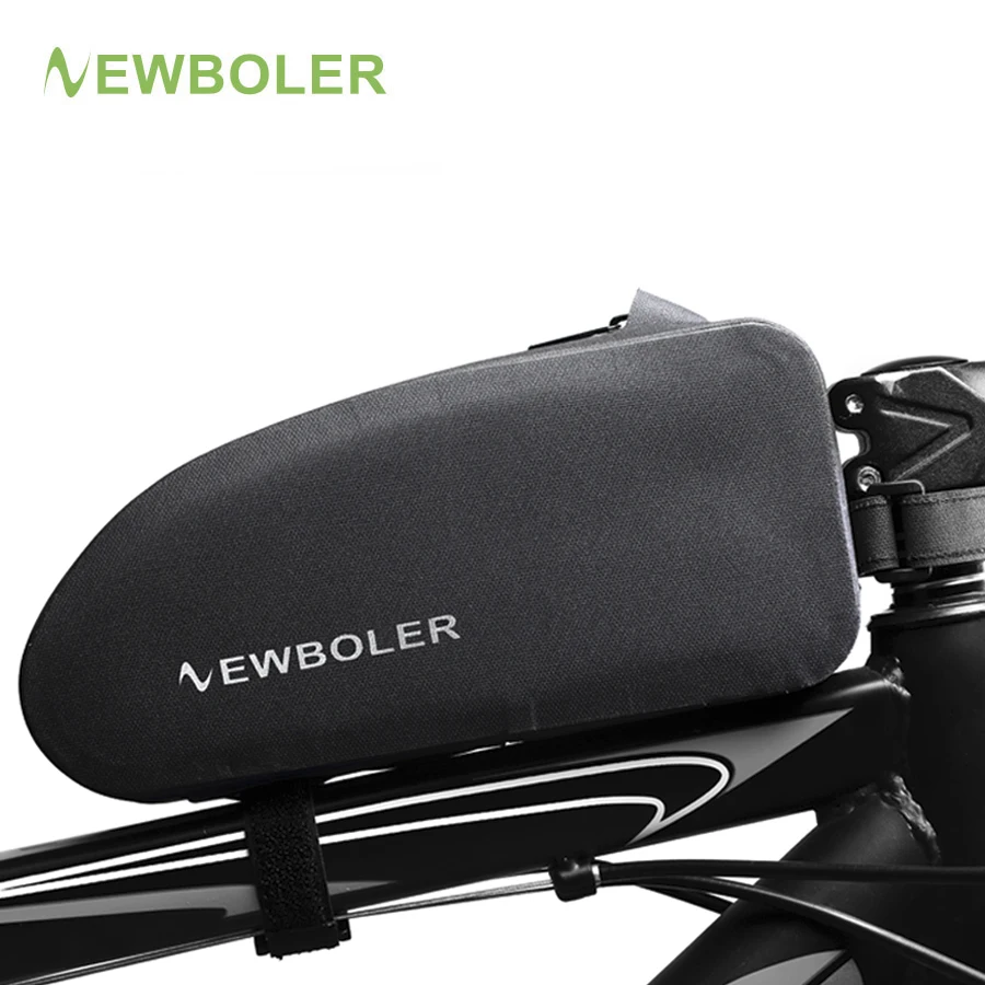 

NEWBOLER Bicycle Bags Waterproof Cycling Top Front Tube Frame Bag Large Capacity MTB Road Bicycle Pannier Black Bike Accessories