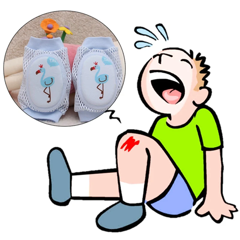 

Baby Safety Knee Pad Breathable Mesh Sponge Anti-Fall Kneecap Knee Pads Protector Leg Warmers Infant Kids Crawling Elbow Cushion
