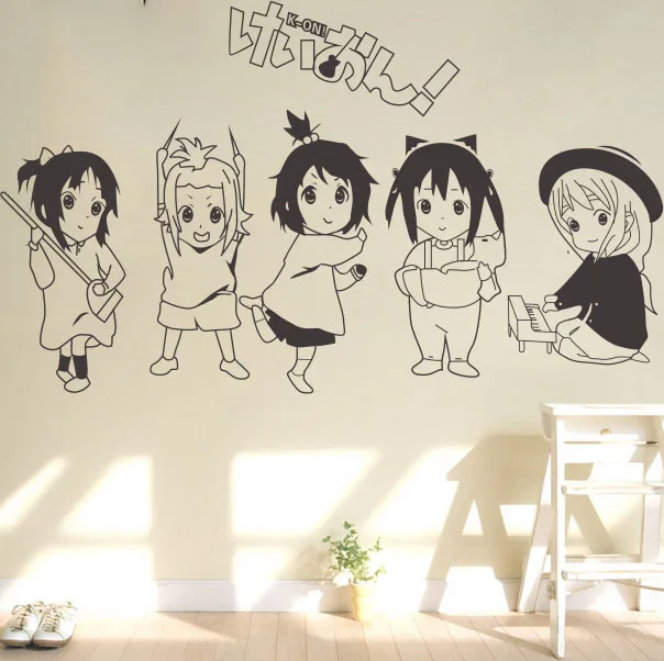 Anime Wall Art sticker girl picture - more detailed picture about free shipping Anime Wall Art sticker girl picture - more detailed picture about free shipping
