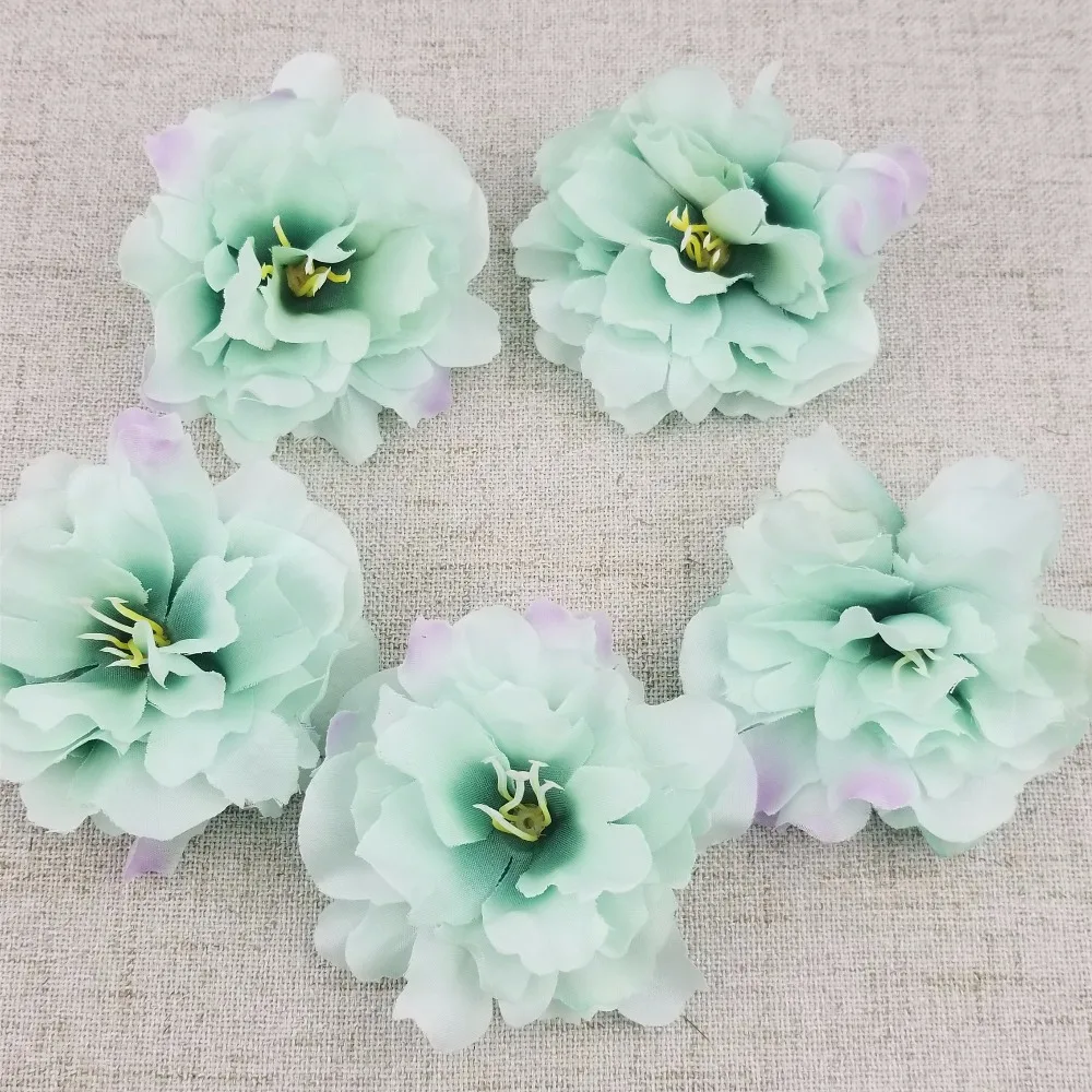 Big Size 90mm Width Silk Flower Heads Peony Flowers for Wedding Decoration Party Gift Box Artificial 10pcs/lot | Дом и сад