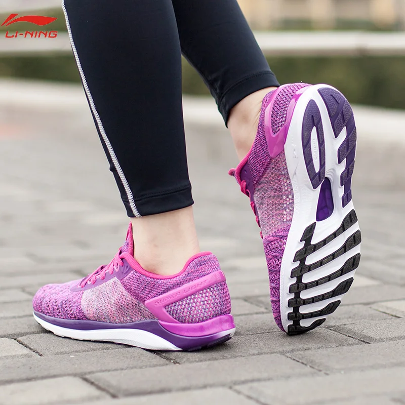 Женские ссветильник беговые кроссовки Li Ning сезон 14 амортизирующие DMX спортивная
