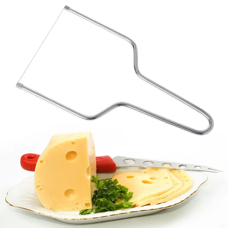 

Cheese Plane Slicer Slicers With Wire Handheld Butter Cutter Stainless Steel Hot Cheese Slicer Kitchen Accessory
