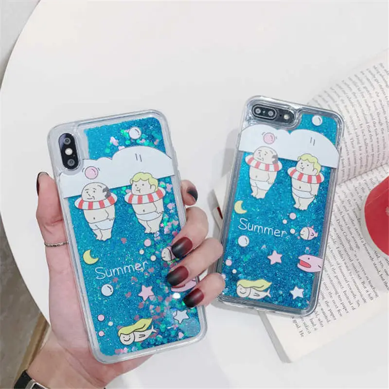 

Glitter Liquid Quicksand Funny Case For Samsung Galaxy A6 A8 2018 S8 S9 S10 Plus J3 J5 J7 2017 Note 8 9 S7 Edge A320 A520 A720
