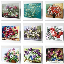 Букет номер Картина маслом настенные картины для гостиной декоративная картина цифровая живопись без украшения для дома
