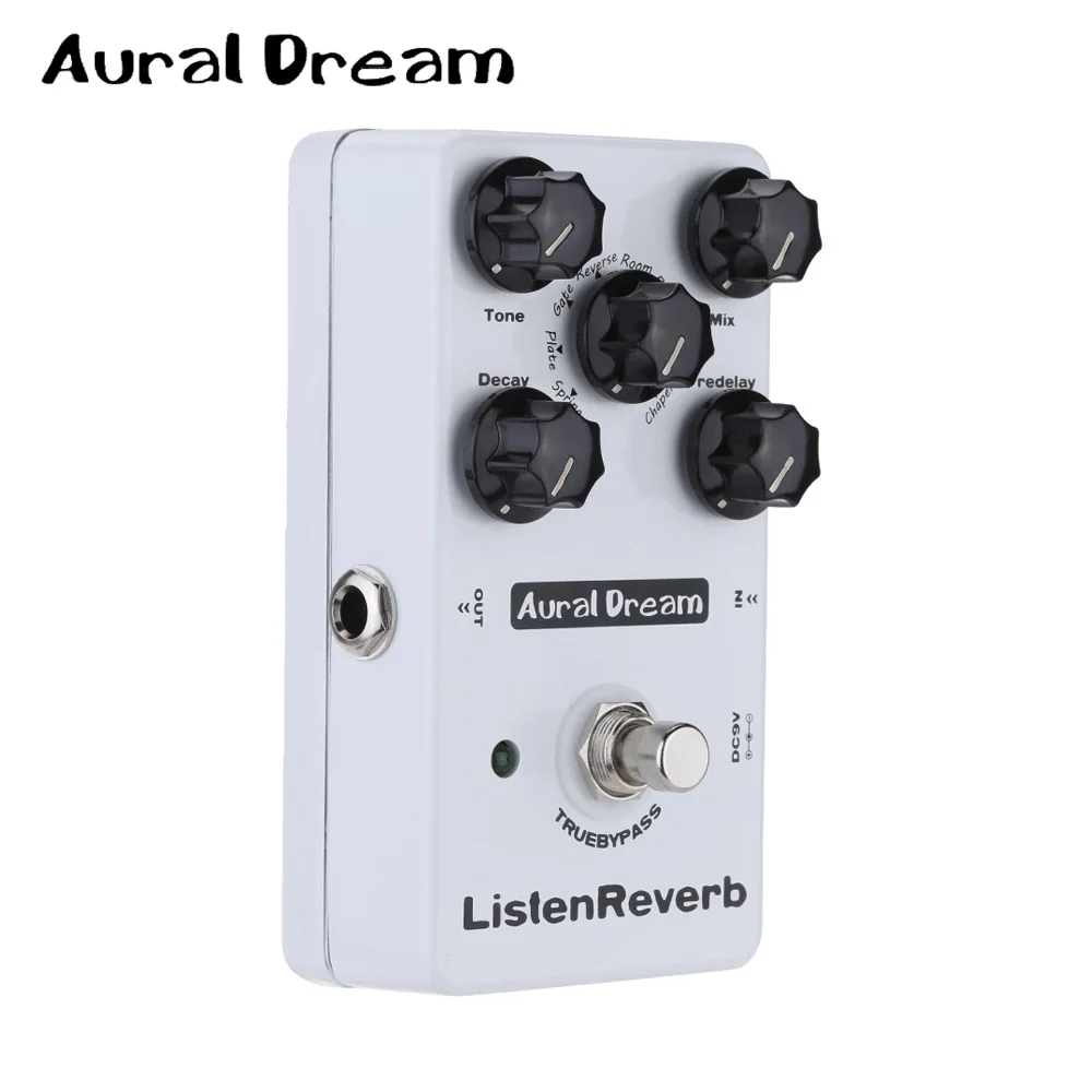 Aural Dream Listen Reverb Guitar Effect Pedal with 8 Controling