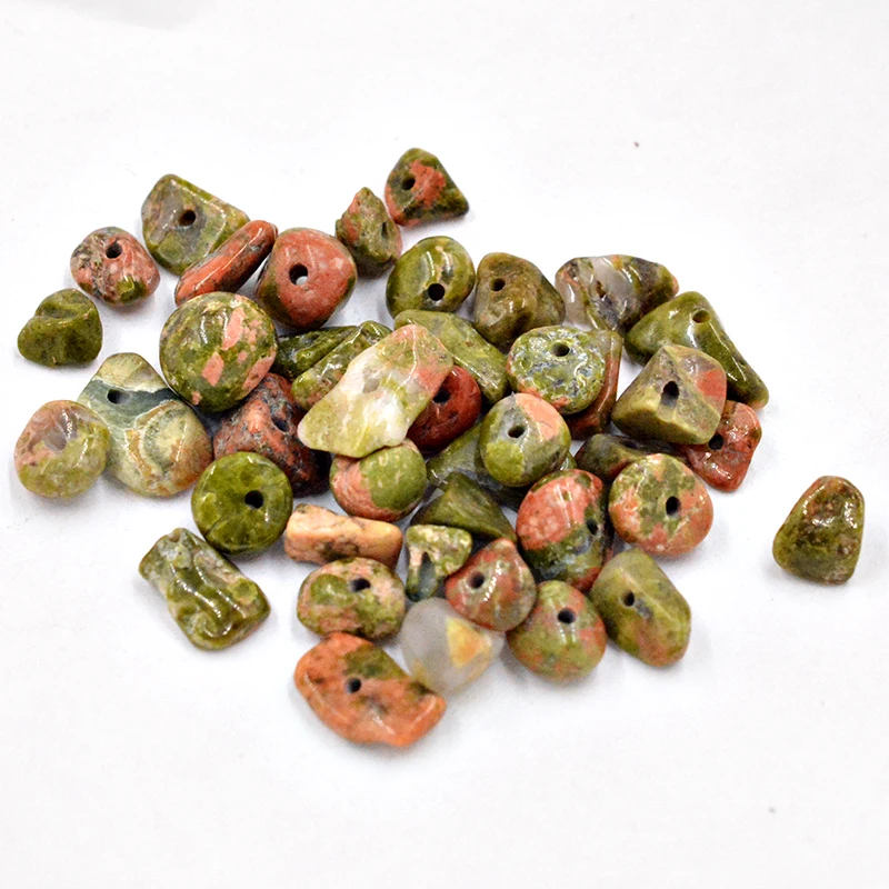 

FLTMRH Irregular Shape Freeform Chip Natural Stone Bead Pink Quartz Tiger Eye Agates Lapis lazuli For Jewelry Making DIY Neckl
