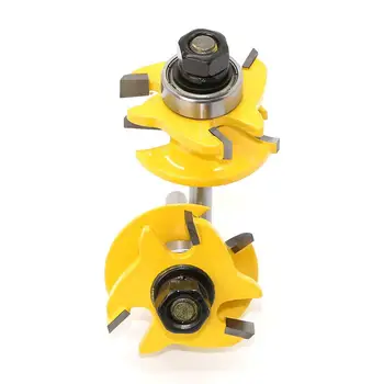 

1/4" High Quality Wood Trimming Carving Tenon Milling Cutters Round Over Edge Forming Router Bit For Wood Tool