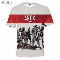 Новая 3D футболка Apex Legends Hot Game Мужская домашняя кофта с круглым горлом/женская летняя повседневная футболка толстовки Apex Legends 3D футболка