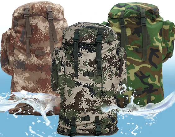 

70L Jungle Camouflage Hiking Shoulder Bag Military Army Green Backpack Professional Outdoor Climbing Backpack