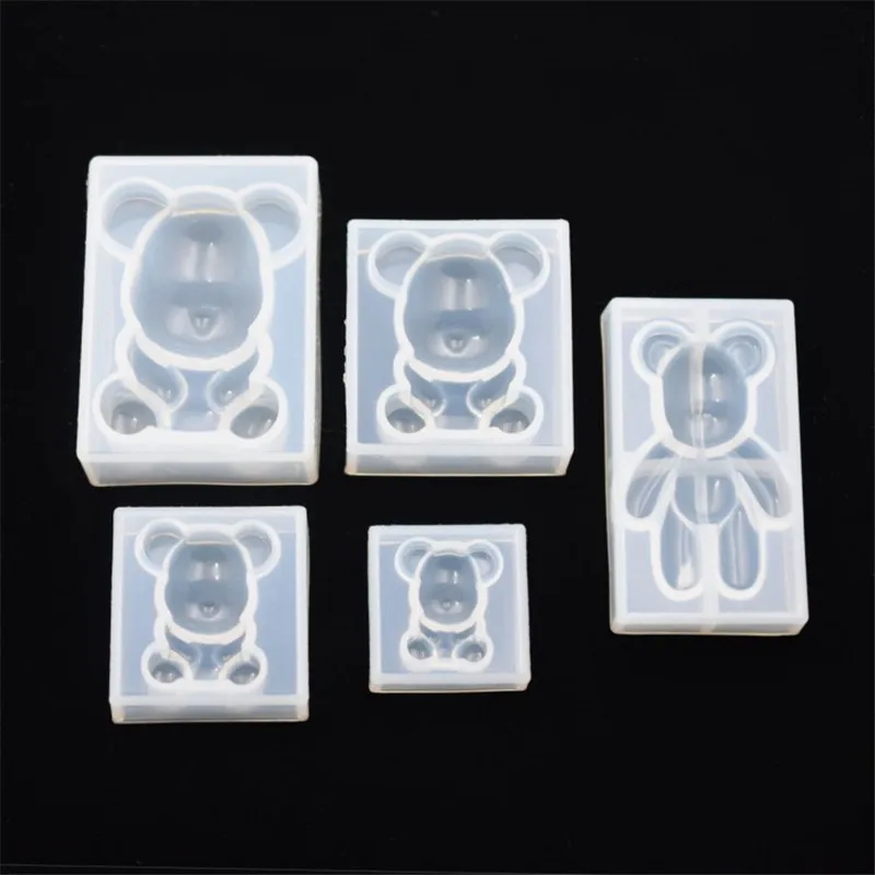 

Silicone Mold A sitting bear Resin Silicone Mould handmade DIY Resin Jewelry Making epoxy resin molds