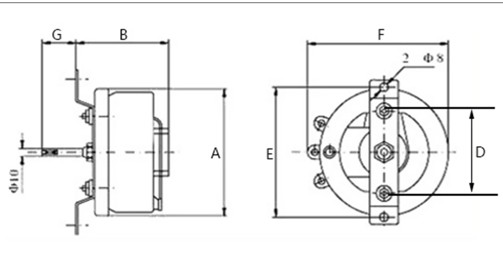 25W 50W 100W изготовлен из керамики, потенциометр, форма диска, регулируемый резистор, Реостат со скользящим контактом