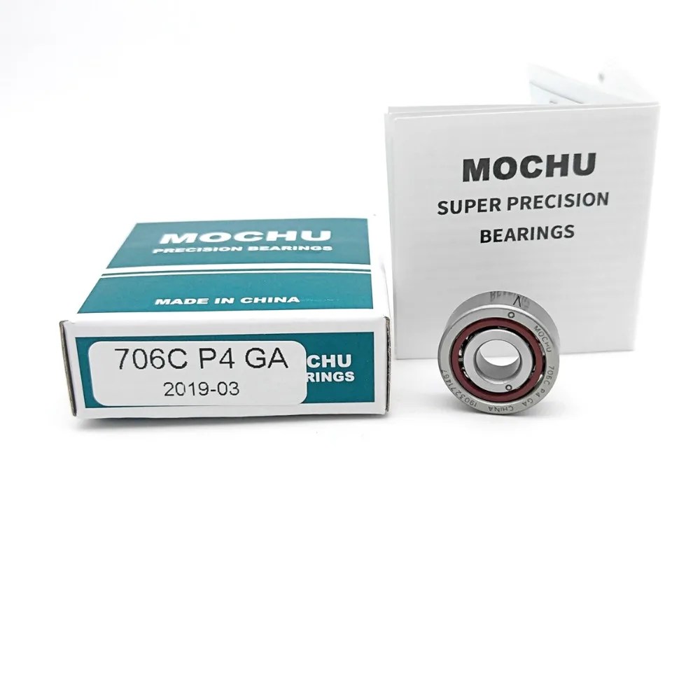 1 шт. MOCHU 706 706C P4 GA 6X17X6 Радиально упорные контактные подшипники шпинделя CNC ABEC 7 15