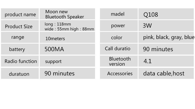 MOONSTAR Bluetooth светодио дный динамик светодиодный портативный мини беспроводной динамик плеер USB Радио Fm Mp3 музыкальный динамик для iPhone X samsung