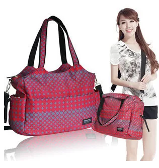 Высокое качество модные многофункциональный Мумия сумка для ребенка пеленки мешок Прочный Портативный Детские сумка для мамы Bolsa Maternidade - Цвет: Красный