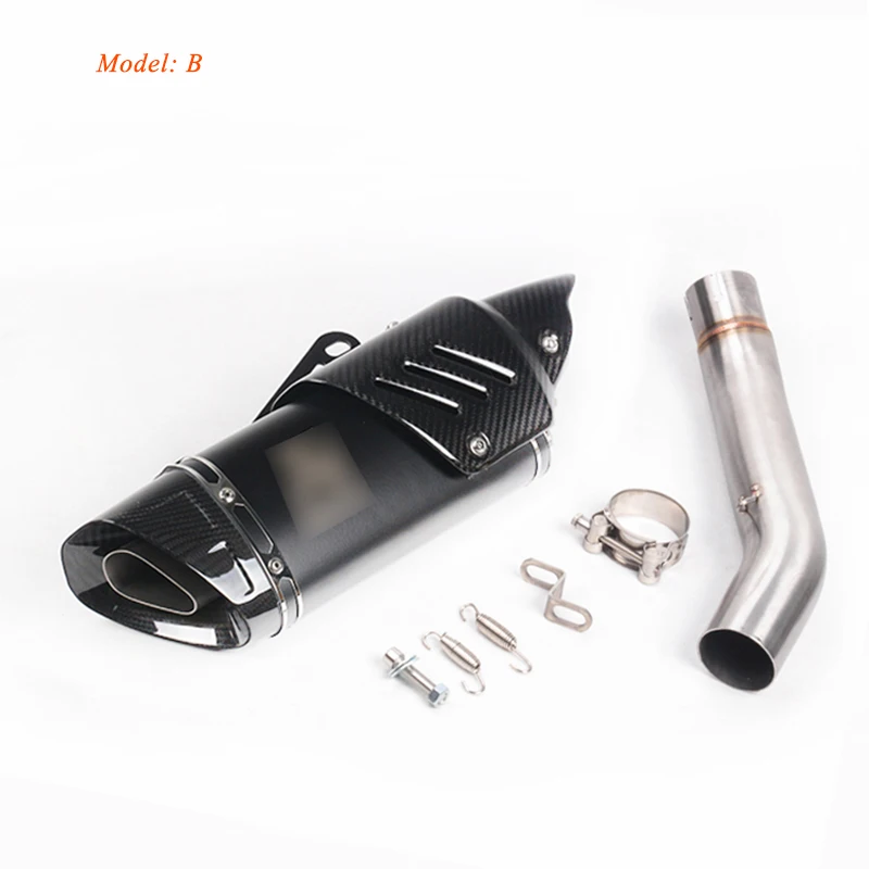 51 мм средняя Соединительная труба с хвостом глушитель наконечник трубы неразрушающая установка для Benelli600 tnt600 мотоцикл