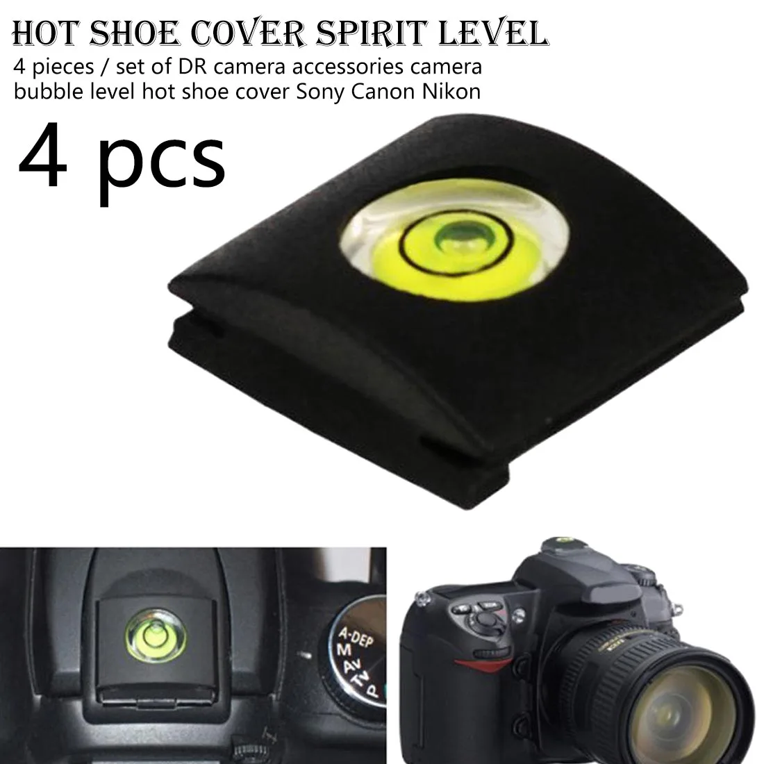 

4 pz/set SLR camera universal hot shoe level protection cover for Sony Canon Nikon Hot shoe cover