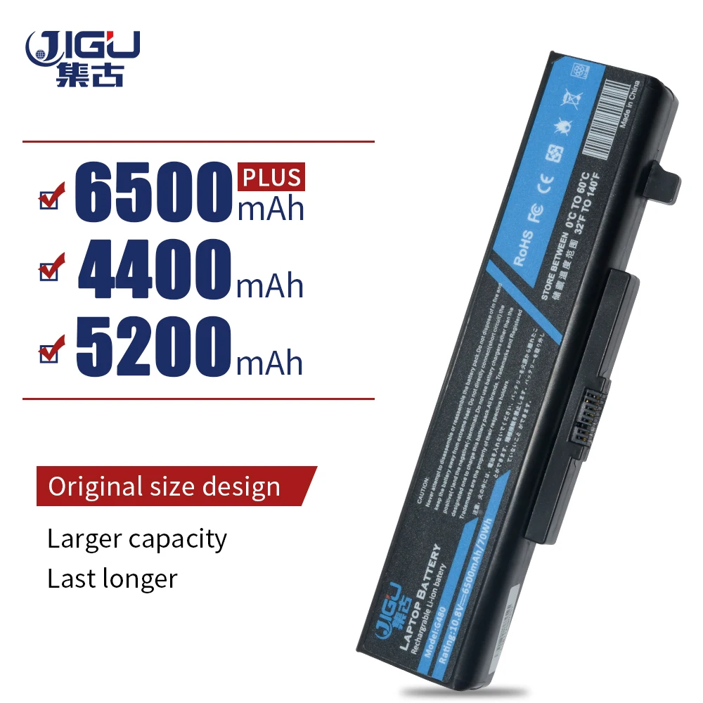 Аккумулятор JIGU для ноутбука L11S6Y01 6 ячеек Lenovo Y485N Y580N Y580P Y485P Y480P Y480N Y485 Y480 G480 G580|laptop