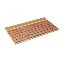 High quality Wireless Bluetooth Keyboard Ultra Slim Aluminium, With LED Backlight Keyboard suit Android Windows IOS Devices F3S
