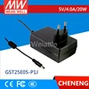 MEAN WELL original GST25E05-P1J 5V 4A meanwell GST25E 5V 20W AC-DC High Reliability Industrial Adaptor ► Photo 1/2