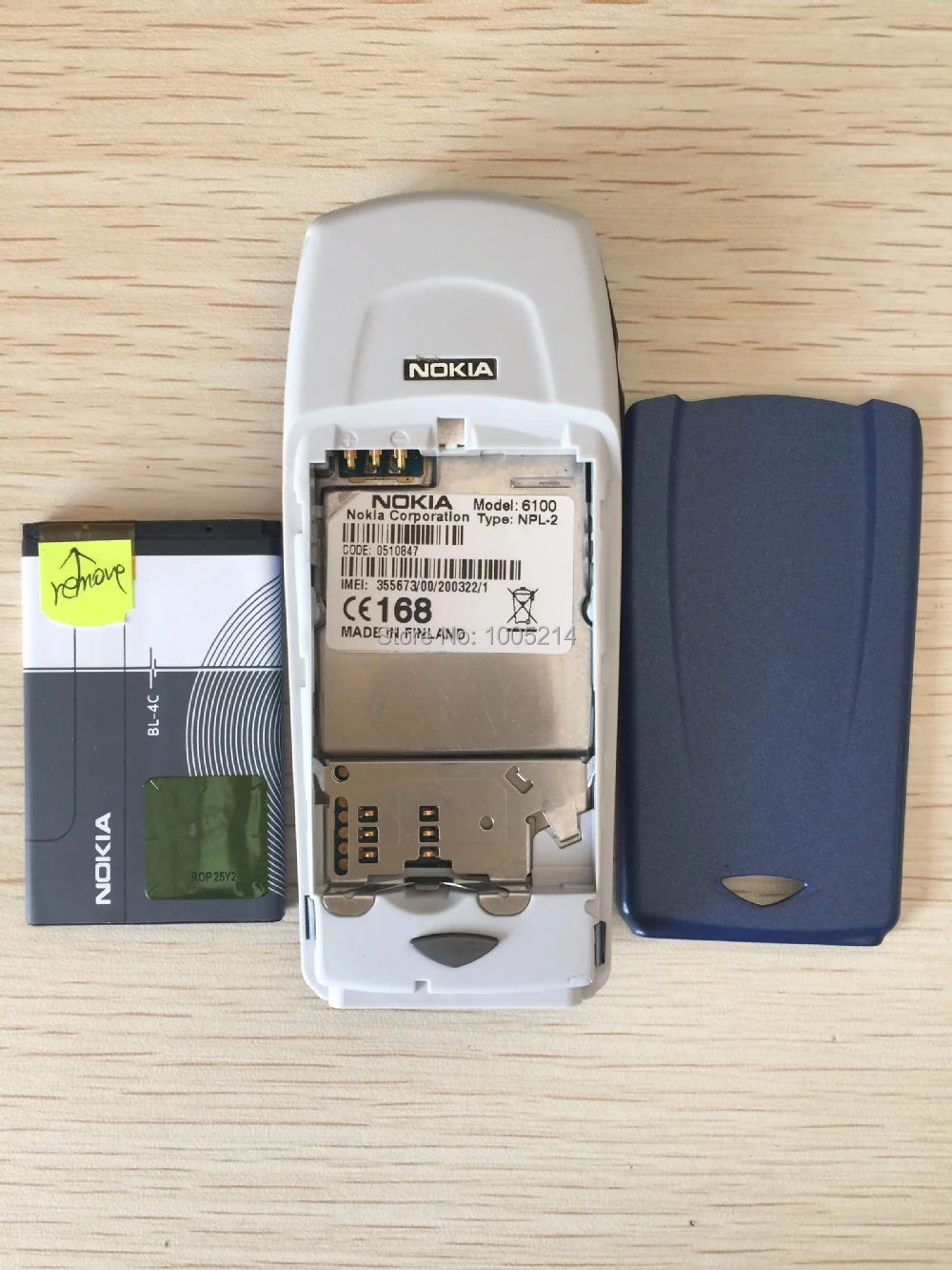 Original Unlokced Nokia 6100 Cheap GSM Mobile Phone Support English/Russia/Arabic/Hebrew Keyboard  Free shipping Free shipping refurbished samsung phones