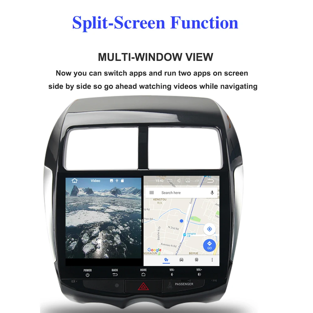 10," ips 1 Din Android 9,0 автомобиля gps для Mitsubishi ASX Citroen C4 авто навигации головное устройство мультимедиа 4 г 32 г PX5 8-ядерный